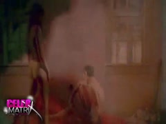 Barbara Hershey nude, boobs scene in Boxcar Bertha 6