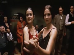 Salma Hayek cleavage, hot scene  in Frida 15