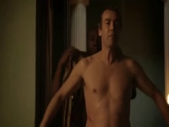 Lucy Lawless nude, boobs scene in Spartacus 12