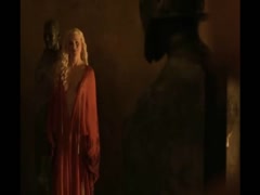 Lucy Lawless nude, boobs scene in Spartacus 9