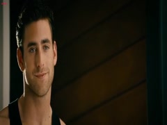 Maggie Grace cleavage , hot scene in Faster 2