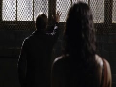 Tanit Phoenix cleavage, hot scene in Death Race 2 15