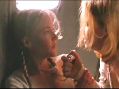Kate Rodger nude, boobs scene in Hell Mountain 3