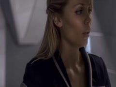 Laura Vandervoort underware, hot scene in V 10