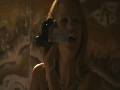 Sian Breckin bra , blonde scene in Donkey Punch 5