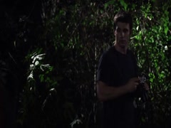 Serinda Swan kissing , hot scene in Creature 14