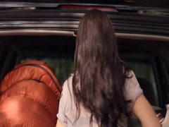 Serinda Swan kissing , hot scene in Creature 7