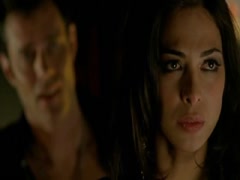 Moran Atias hot , cleavage scene in Crash 9
