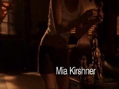 Mia Kirshner Lingerie , Blonde scene in The L Word 2