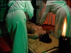 Ann Michelle nude, boobs scene in Virgin Witch 19