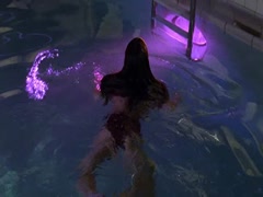 Kristin Kreuk underware , hot scene in Smallville 4