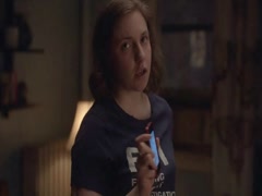 Lena Dunham boobs , Lingerie in Girls (series) (2012) 1