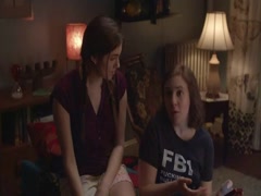 Lena Dunham boobs , Lingerie in Girls (series) (2012) 6