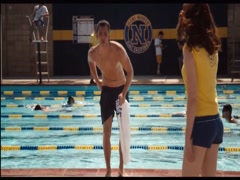 Emma Stone cleavage, hot scene in Easy A 11