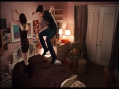 Emma Stone cleavage, hot scene in Easy A 5