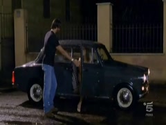 Manuela Arcuri kissing , hot scene in Hot Blood