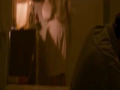 Stephanie Sigman bra , cleavage scene in Miss Bala 10