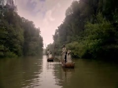 Clemence Poesy cleavage scene in Birdsong 9