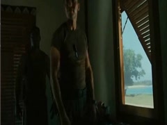 Mila Kunis nude, boobs scene in Boot Camp
