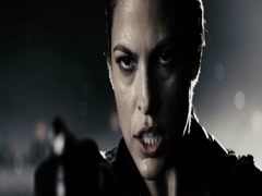 Eva Mendes cleavage , hot scene in The Spirit 1