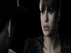 Eva Mendes cleavage , hot scene in The Spirit 13