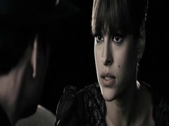 Eva Mendes cleavage , hot scene in The Spirit