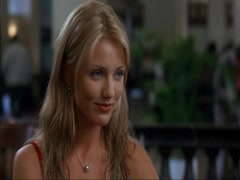 Cameron Diaz cleavage, hot scene in The Mask 4