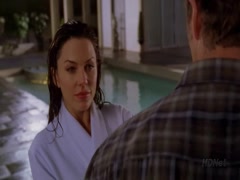 Krista Allen wet, hot scene in Smallville 18