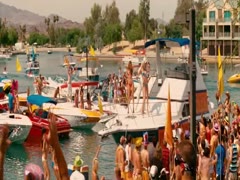 Kelly Brook nude, diving scene in Piranha 4