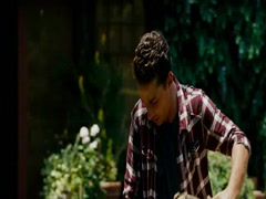Megan Fox cleavage, hot scene in Transformers 13