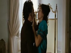 Monica Bellucci cleavage , hot scene in Napoleon 5