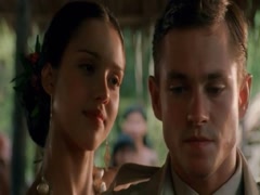 Jessica Alba Costume , Kissing in The Sleeping Dictionary 2