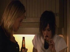 Kristanna Loken cleavage , hot scene in The L Word 12