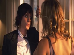 Kristanna Loken cleavage , hot scene in The L Word 19