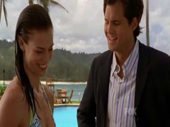 Brooke Burns bikini , hot scene in North Shore 2