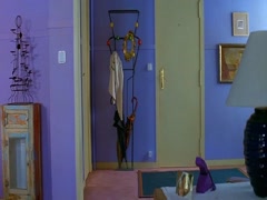 Salma Hayek bed, cleavage scene in La Gran Vida 13