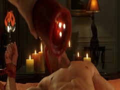 Denise Richards cleavage , hot scene in Valentine 14
