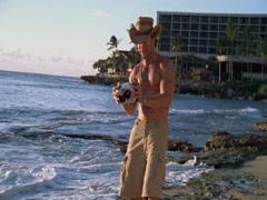 Carmen Electra bikini scene in Baywatch 6