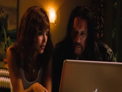 Jessica Alba wet, hot scene in Machete 8