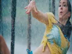 Sarah Carter wet, bikini scene in Dead Or Alive 15