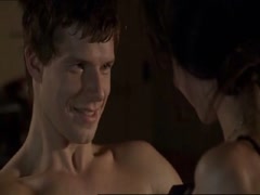 Mia Kirshner Pool , Couple scene in The L Word 8