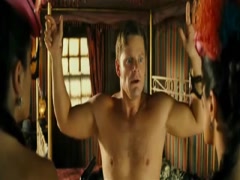 Salma Hayek hot , cleavage scene in Bandidas 3