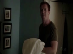Morena Baccarin cleavage , hot scene in Homeland 10
