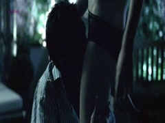 Asia Argento underware , sexy scene in Boarding Gate 8