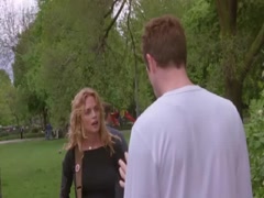 Heather Graham cleavage, hot scene in Cake 4