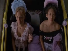 Heather Graham cleavage, hot scene in Cake 6