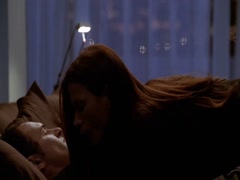 Rhona Mitra underware, threesome sex scene in Nip Tuck 3