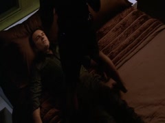 Rhona Mitra underware, threesome sex scene in Nip Tuck 4