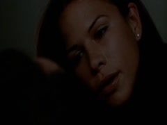 Rhona Mitra underware, threesome sex scene in Nip Tuck 5