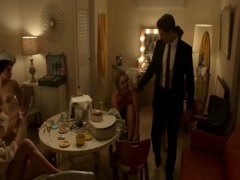 Olga Kurylenko nude, boobs scene in Magic City 16